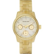 Michael Kors Women's Goldtone Yellow Dial Watch MK5400