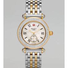 Michele Caber Diamond Watch Head, Two-Tone