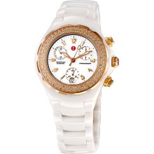 Michele Ceramic Ladies Diamond Watch MWW12A000007