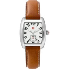 MICHELE Urban Mini Saddle Calf Skin Watch