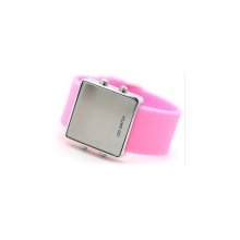 mirror digital led watches digital led wristwatches oem multicolor