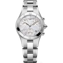 Model: 10012 | Baume & Mercier Linea Ladies Quartz Chrono Pearl Dial Watch