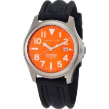 Momentum Men's 1m Sp00o1 Atlas Orange Dial Black Slk Rubber Watch Wrist