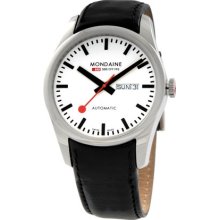Mondaine Railways Watch wrist watches: 42mm Automatic Day/Date a132.30