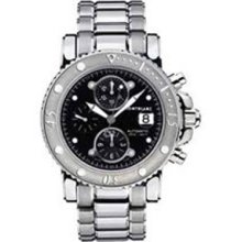 Montblanc Sport Chronograph Automatic Stainless Steel and Black Rubber Mens Watch 102359