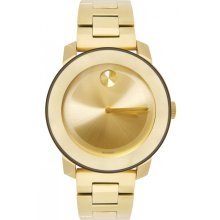 Movado Bold 3600085 Watch Medium Unisex - Yellow Gold Dial