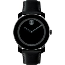 Movado Bold Large Black and Gray Watch