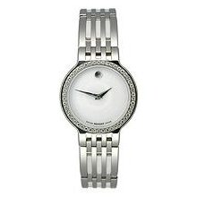 Movado Ladies Diamond Esperanza White Dial Stainless & 0606072