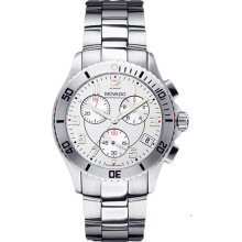 Movado Men's Junior Sport Mens Stainless Steel White Dial Chronograph 0605969