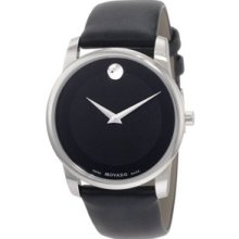 Movado Museum Leather Mens Watch 0606502