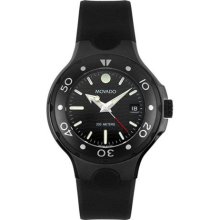 Movado Unisex 800 Series Black Thermoresin Watch 2600045