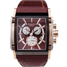 Mulco MW1-29785-135 Nefesh Collection Brown Dial Chrono Men's Watch