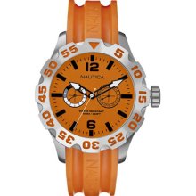 Nautica Bfd 100 Orange Mens Watch