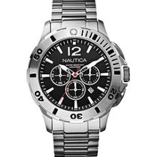 Nautica Chronograph BFD 101 Black Dial Men's watch #N19581G