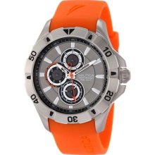 Nautica NST 06 Multifunction Orange Resin Mens Watch N14612G