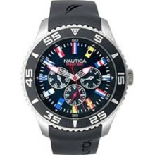 Nautica NST Black Signal Flag Classic Men's watch