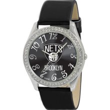 New Jersey Nets Ladies Glitz Watch By Gametime H06-nba-gli-nj