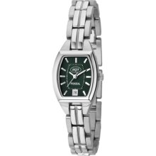 New York Jets watches : Fossil New York Jets Ladies Stainless Steel Analog Cushion Watch