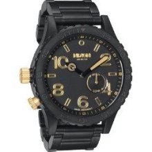 Nixon 51-30 Tide Black Tide Stainless Steel Mens Watch A0571041