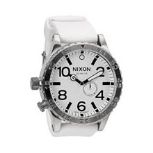 Nixon 51-30 Tide PU Watch in All White