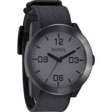 Nixon Corporal Watch - Matte Black / Matte Gunmetal