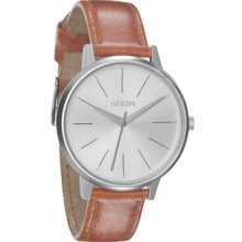 Nixon Kensington Brown Leather Strap Mens Watch A108747