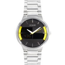 Nixon Spencer Watch Grand Pix Silver