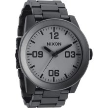 Nixon The Corporal Ss Watch Matte Black/Matte Gunmeta One Size For Men 20625311201