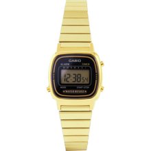 Official Slimline Gold And Black Watch From Casio