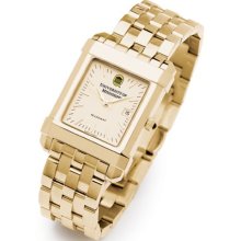 Ole Miss Men's Swiss Watch - Gold Quad Watch w/ Bracelet