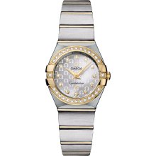 Omega Women's Constellation Silver & Diamonds Dial Watch 123.25.24.60.52.002