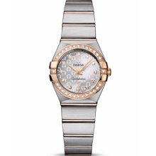 Omega Women's Constellation Silver & Diamonds Dial Watch 123.25.24.60.52.001