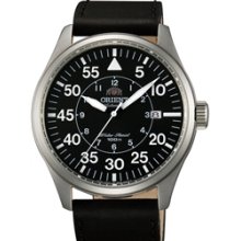 Orient 21-Jewel Automatic Aviator Flight Watch with Black Leather Strap #ER2A003B