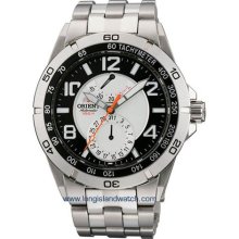 Orient Black/Silver Automatic Power Reserve Dive Watch CFM00001S