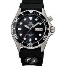 Orient EM6500BB Men's Ray Black Dial Urethane Rubber Strap Automatic