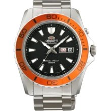 Orient Mako II 21-Jewel Automatic Dive Watch with Orange Bezel #CEM75004B
