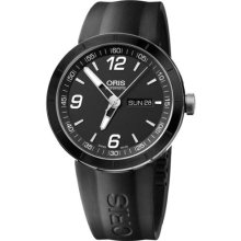 Oris 73576514174RS Watch TT1 Day Date Mens - Black Dial