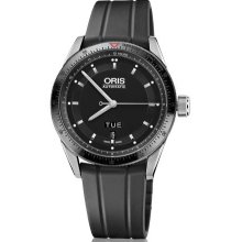 Oris 73576624434RB Watch Artix GT Day Date Mens - Black Dial