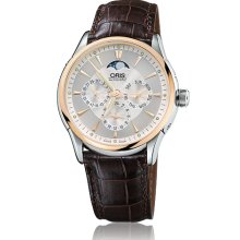 Oris Men's Artelier Silver Dial Watch 581-7592-6351-07-5-21-70FC
