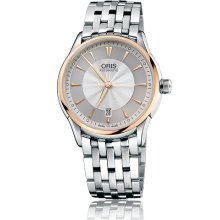 Oris Men's Artelier Silver Dial Watch 733-7591-6351-07-8-21-73