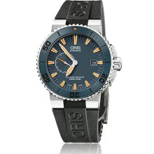 Oris Men's Blue Dial Watch 643-7654-7185-Set-RS