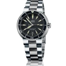 Oris Men's Divers Date Black Dial Watch 733-7533-8454-07-8-24-01PEB