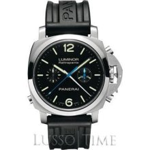 Panerai Contemporary Luminor 1950 Rattrapante Black Men's Watch - PAM 00362