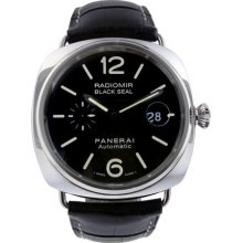 Panerai Radiomir BLACK SEAL 3 Days Automatic Contemporary 45 mm Stainless Steel Black Alligator Black (PAM 388