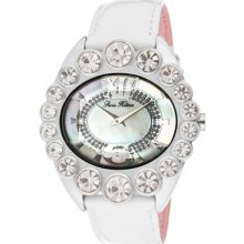 Paris Hilton Watches Women's Crown White Crystal White MOP Dial White