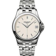 Patek Philippe Calatrava 18kt White Gold Mens Watch 5127-1G