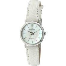 Peugeot 3030Wt Women'S 3030Wt Classic White Leather Watch