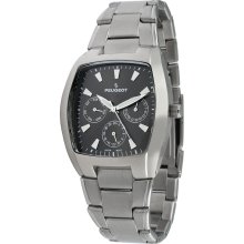 Peugeot Men's Multi-Function Watch - Silver