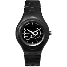 Philadelphia Flyers Shadow Black Sport Watch With White Logo