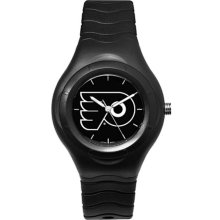 Philadelphia Flyers Watch - Shadow Edition with Black PU Rubber Bracelet
